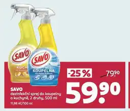 Rossmann Savo dezinfekce do koupelny nabídka