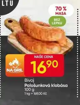 Hruška Bivoj Pološunková klobása 100 g nabídka