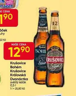 Hruška Krušovice královská 12° 0,5L nabídka