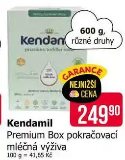 Teta Kendamil Premium Box pokračovací mléčná výživa 600g nabídka