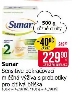 Teta Sunar 500g nabídka