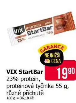 Teta VIX StartBar proteinová tyčinka 55 g, různé příchutě nabídka