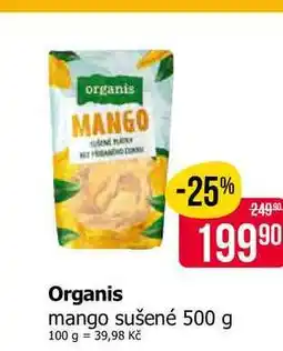 Teta Organis mango sušené 500 g nabídka