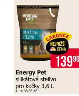 Teta Energy Pet silikátové stelivo pro kočky 3,6 L nabídka