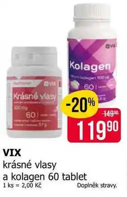 Teta VIX krásné vlasy a kolagen 60 tablet nabídka