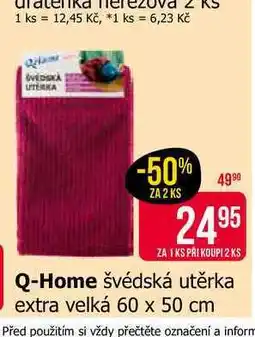 Teta Q-Home švédská utěrka extra velká 60 x 50 cm nabídka