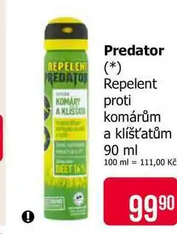 Teta PREDATOR Repelent proti komárům a klíšť'atům 90 ml nabídka