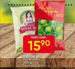 Hruška Kysané zeli různé druhy 500 g nabídka