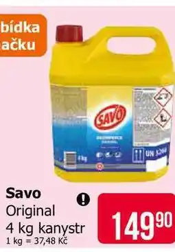 Teta Savo Original 4 kg kanystr nabídka