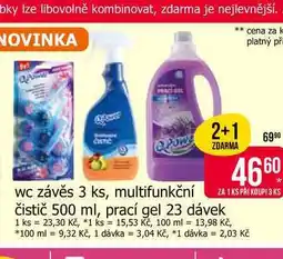 Teta QPower WC závěs 3ks nabídka