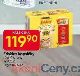 Hruška Friskies kapsičky různé druhy 12×85 g nabídka