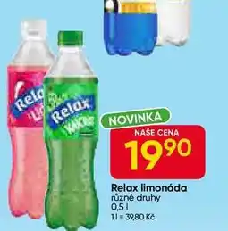 Hruška Relax limonáda různé druhy 0,5l nabídka