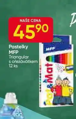 Hruška Pastelky MFP Triangular s ořezávátkem 12 ks nabídka