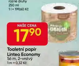 Hruška Toaletní papír Linteo Economy 56 m, 2-vrstvý nabídka