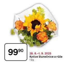 Tesco Kytice Slunečnice a růže, 1 ks nabídka