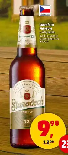 Penny Market STAROČECH PREMIUM světlý ležák, 0,5 l nabídka