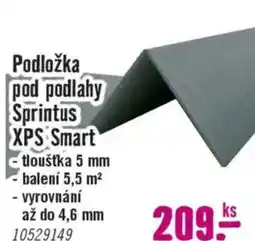 Hornbach Podložka pod podlahy Sprintus XPS Smart nabídka