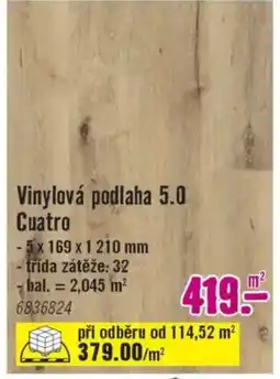 Hornbach Vinylová podlaha 5.0 Cuatro nabídka