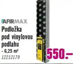 Hornbach Podložka pod vinylovou podlahu nabídka