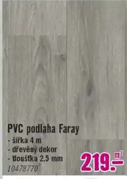Hornbach PVC podlaha Faray nabídka