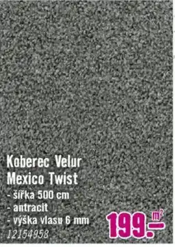 Hornbach Koberec Velur Mexico Twist nabídka
