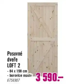 Hornbach Posuvné dveře LOFT 2 nabídka