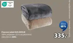 JYSK Fleecový pléd GULSKOLM nabídka