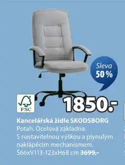 JYSK Kancelářská židle SKODSBORG nabídka