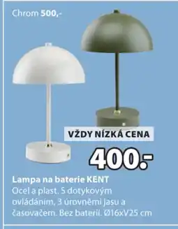 JYSK Lampa na baterie KENT nabídka