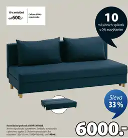 JYSK Rozkládací pohovka NORSMINDE nabídka
