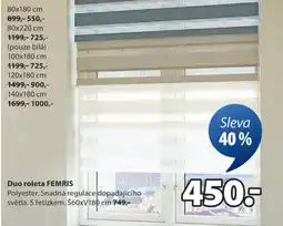 JYSK Duo roleta FEMRIS nabídka
