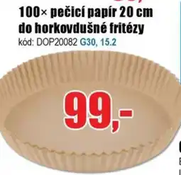 EVA Pečicí papír 20 cm do horkovdušné fritézy nabídka