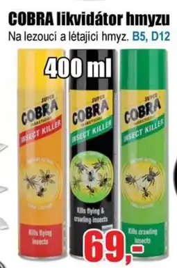 EVA COBRA likvidátor hmyzu nabídka