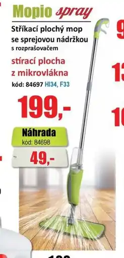 EVA Stříkací plochý mop se sprejovou nádržkou s rozprašovačem nabídka