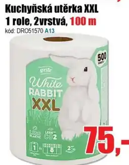 EVA Kuchyňská utěrka XXL 1 role, 2vrstvá nabídka