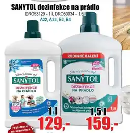 EVA SANYTOL dezinfekce na prádlo nabídka