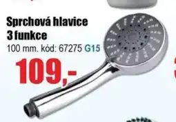 EVA Sprchová hlavice 3 funkce nabídka