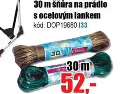 EVA Sňůra na prádlo s ocelovým lankem nabídka