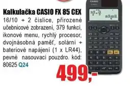 EVA Kalkulačka CASIO FX 85 CEX nabídka