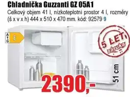 EVA Chladnička Guzzanti GZ 05A1 nabídka