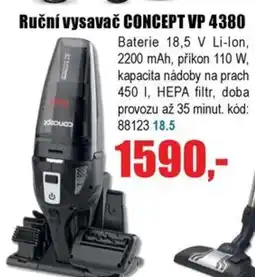 EVA Ruční vysavač CONCEPT VP 4380 nabídka