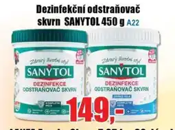 EVA Dezinfekční odstraňovač skvrn SANYTOL nabídka