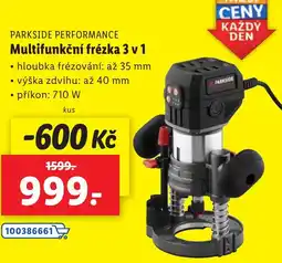 Lidl PARKSIDE PERFORMANCE Multifunkční frézka 3 v 1 nabídka