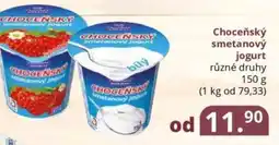 Potraviny CZ Choceňský smetanový jogurt nabídka