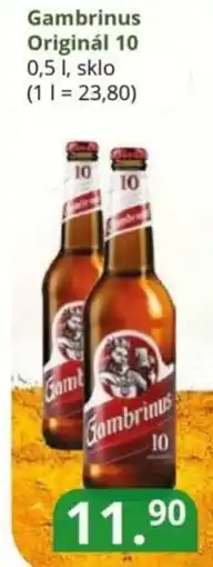 Potraviny CZ Gambrinus Originál 10 nabídka