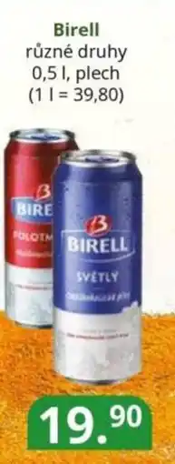 Potraviny CZ Birell nabídka