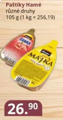 Potraviny CZ Paštiky Hamé nabídka