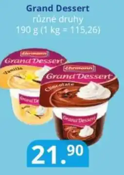 Potraviny CZ Grand Dessert nabídka