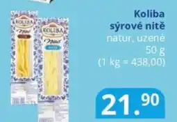 Potraviny CZ Koliba sýrové nitě natur, uzené nabídka