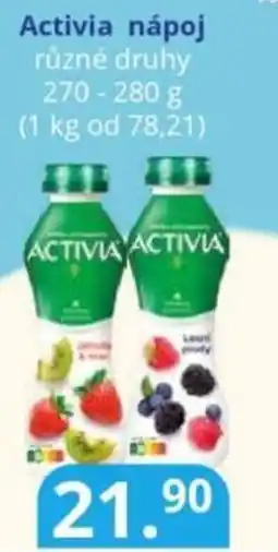 Potraviny CZ Activia nápoj nabídka